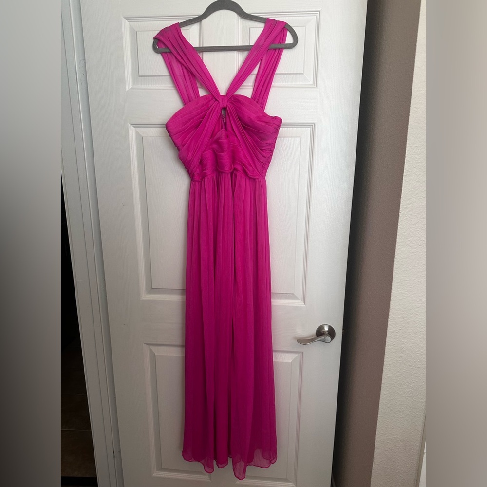 Adam Lippes Fuchsia Dress